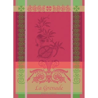 Jacquard Tea Towel - Grenade Rose