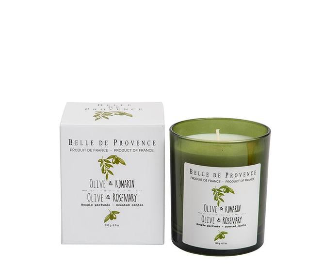 Olive & Rosemary Scented Candle
