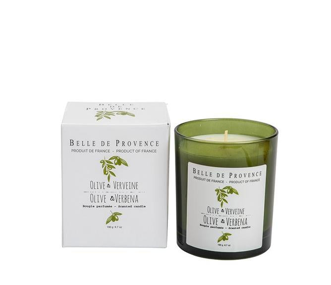 Olive & Verbena Scented Candle