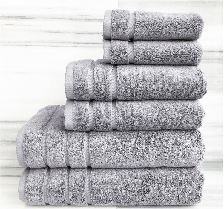Serene Silver Towels