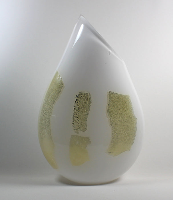 White Gold Vase