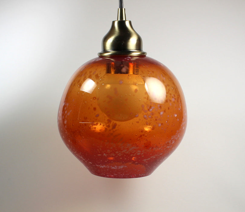 Burnt Orange Pendant Light