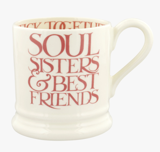 Pink Toast Soul Sisters 1/2 Pint Mug