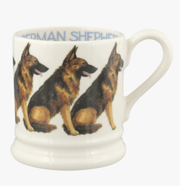 German Shepherd 1/2 Pint Mug