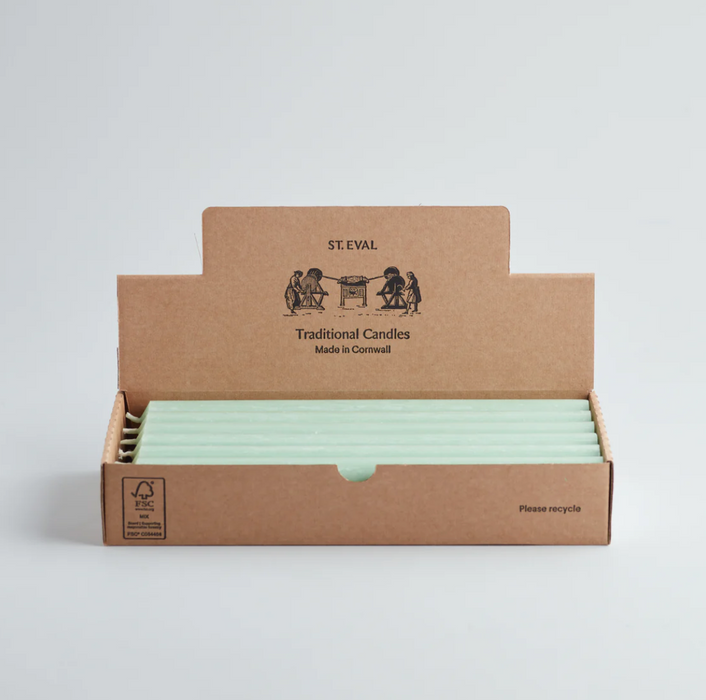 Dinner Candles - Atlantic Green