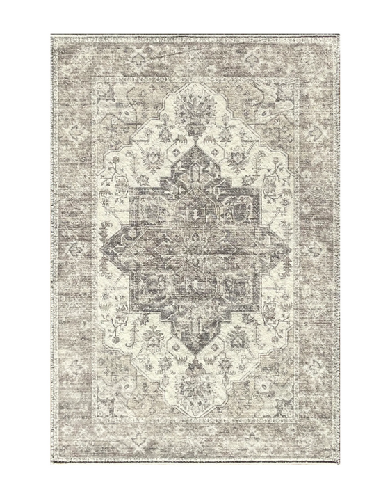 Arctic Gray Granado Crystal Rug