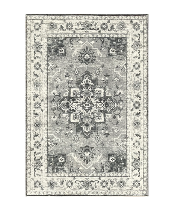Steel Gray Madison Crystal Rug