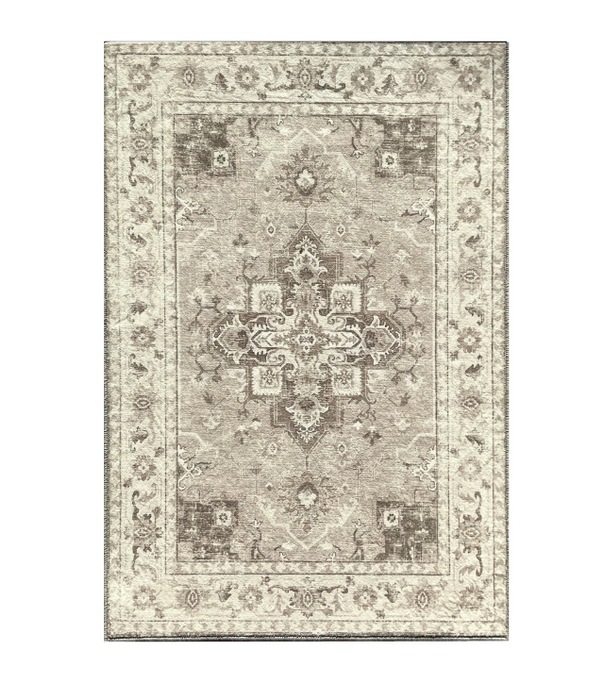 Taupe Madison Crystal Rug