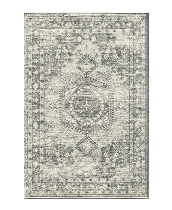 Marble Gray Regalia Crystal Rug