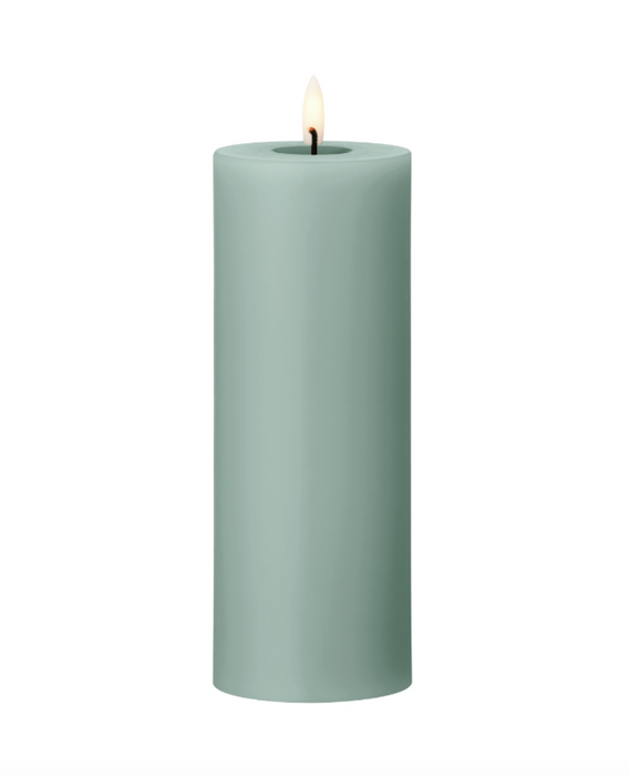 LED Pillar Candle - Jade Stone (no. 67)