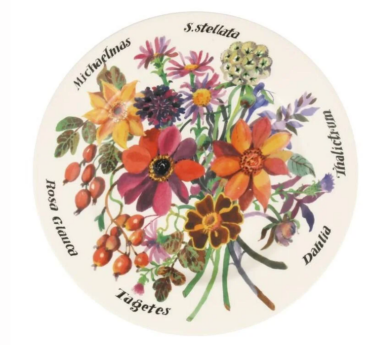 Autumn Flowers Medium Dinner Plate 8.5 Inch