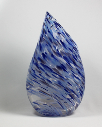 Mixed Blue Vase