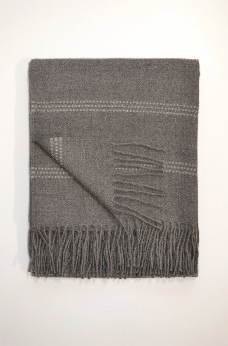 Treble Shadow Grey Throw