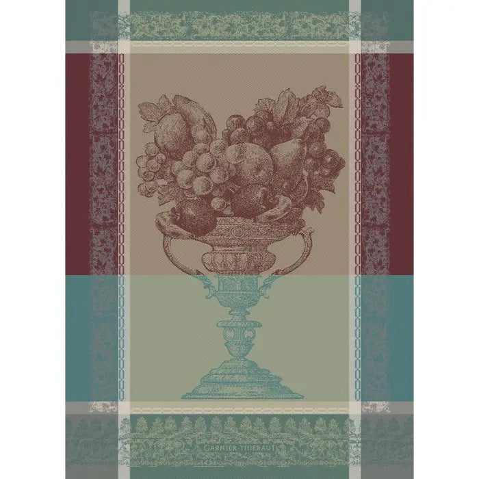 Jacquard Tea Towel -  Frais Bordeaux