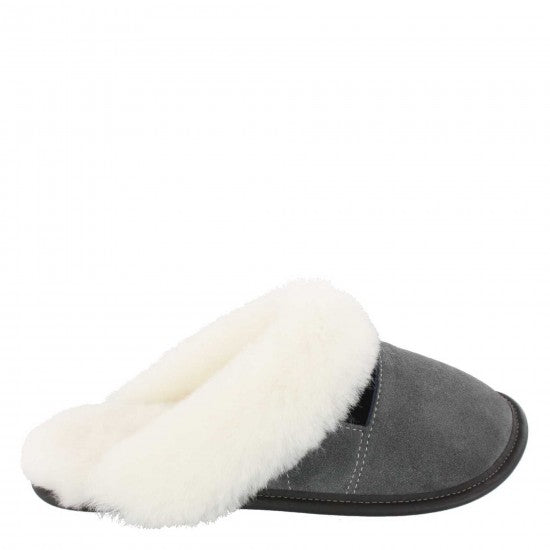 Women's Slippers - Two Tone Mule Head