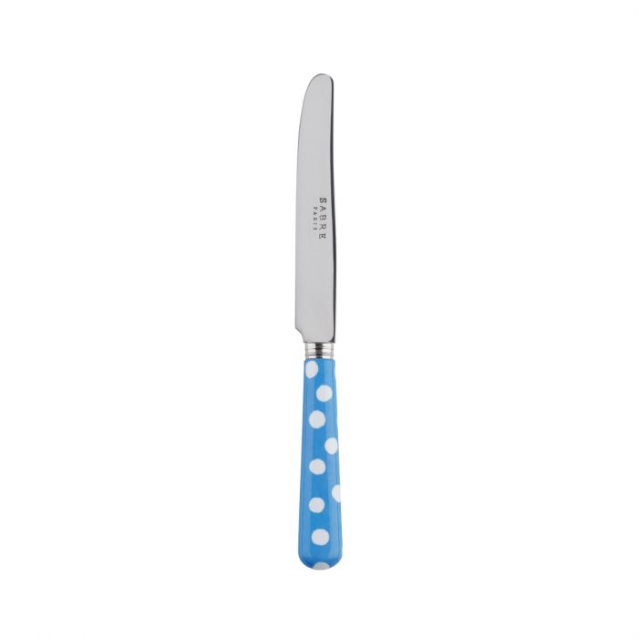 Pop! Breakfast Knife - Light Blue Polka Dot