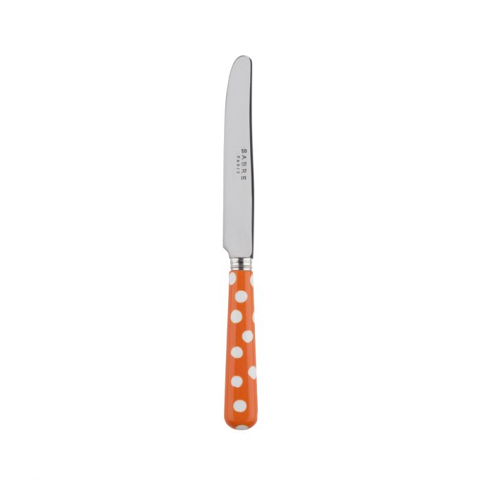 Pop! Breakfast Knife - Orange Polka Dot