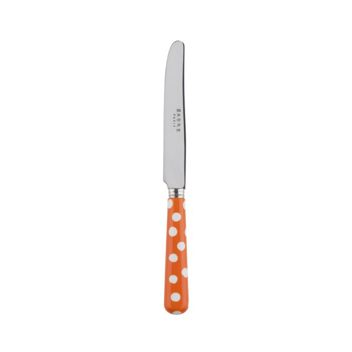 Pop! Breakfast Knife - Orange Polka Dot