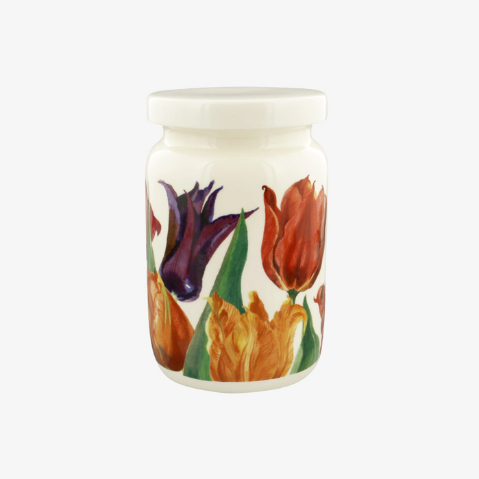 Tulips Large Jam Jar With Lid