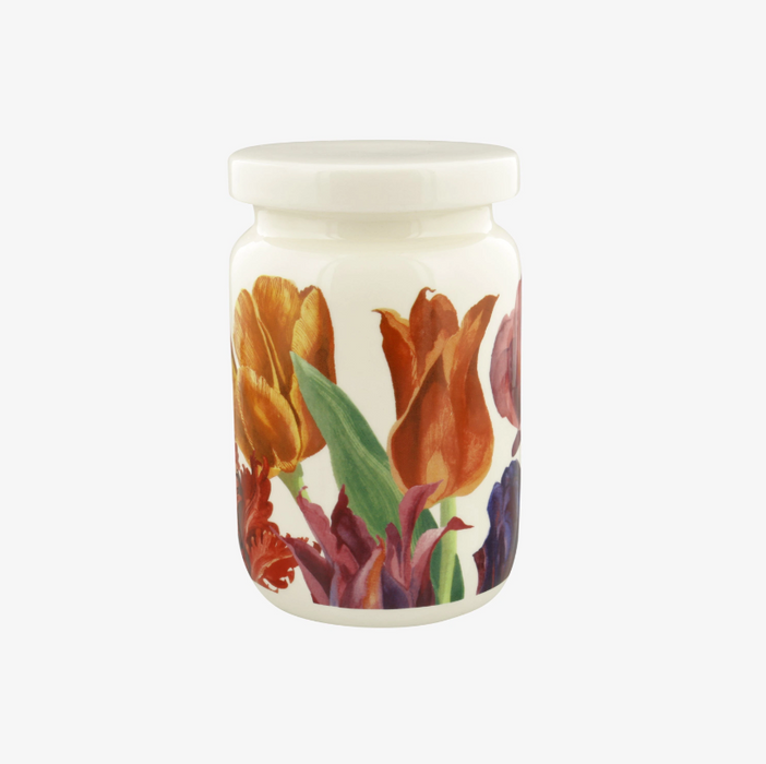 Tulips Large Jam Jar With Lid