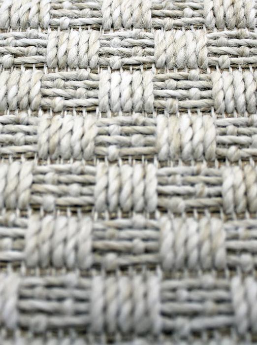Iuta Indoor / Outdoor - Basket Weave White Swan