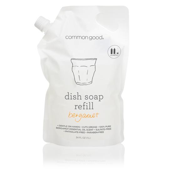 Dish Soap Refill Pouch - Bergamot