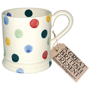 Polka Dot 1/2 pt Mug