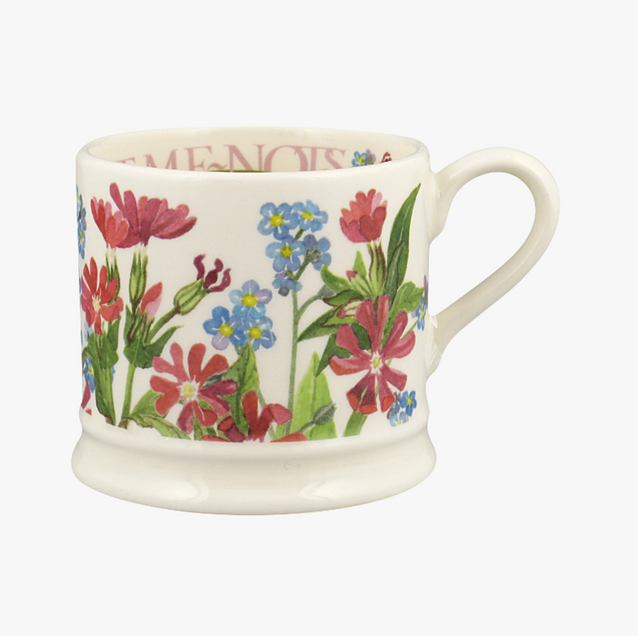Forget Me Not & Red Campion Small Mug