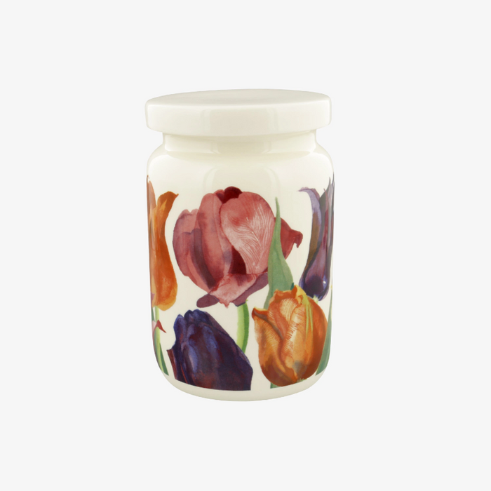Tulips Large Jam Jar With Lid