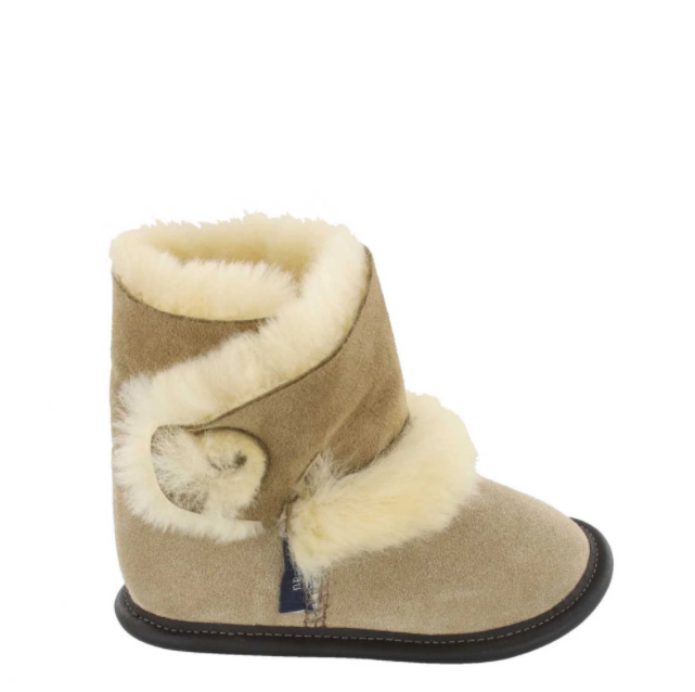 Children's Slippers - Reversed Sheepskin Playmate Slippers