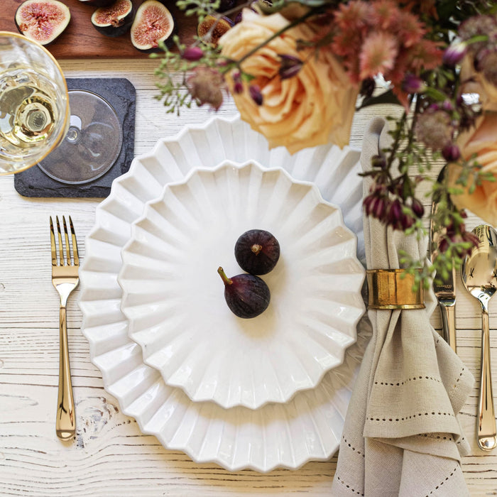 Incanto Pleated European Dinner Plate