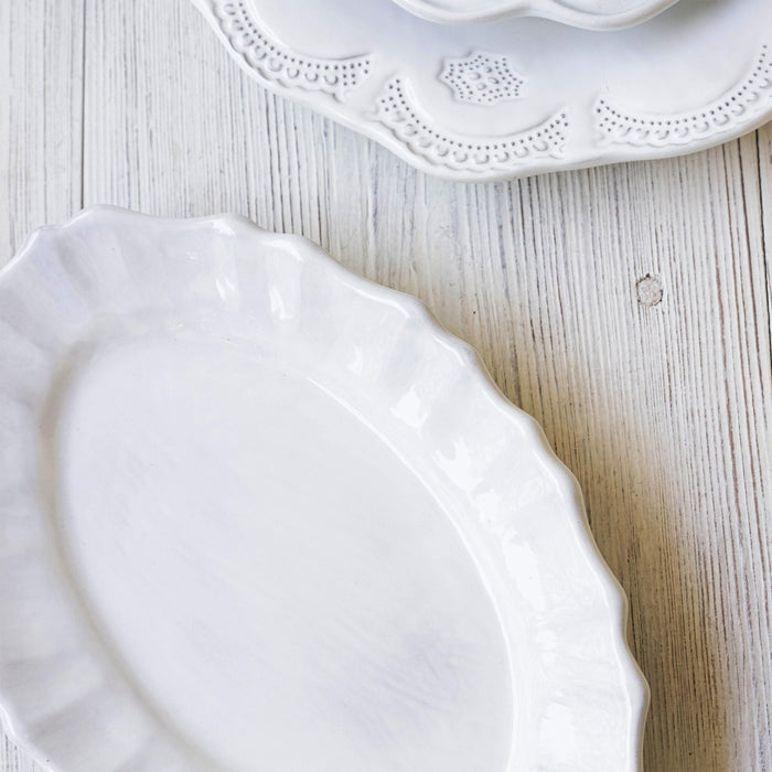 Incanto Scallop Small Oval Tray