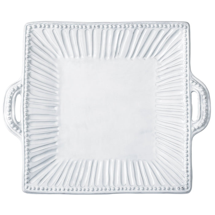 Incanto Stripe Handled Square Platter