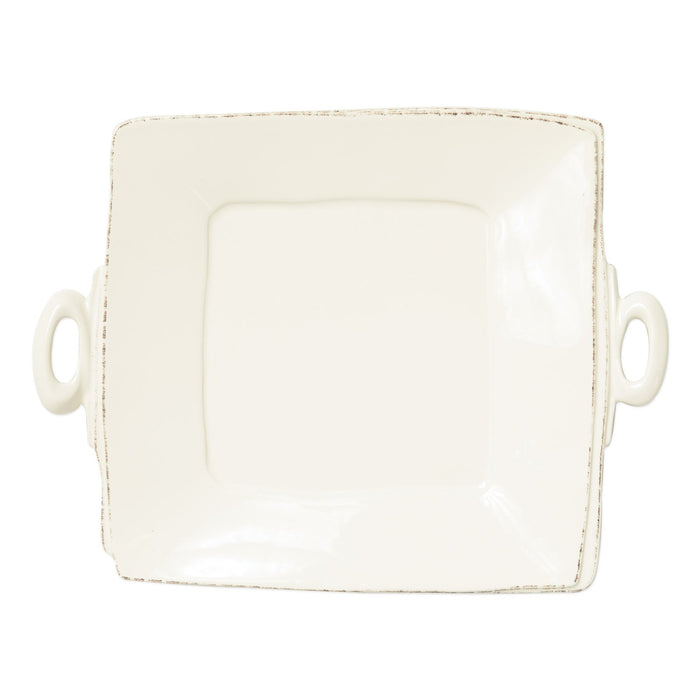 Lastra Handled Square Platter