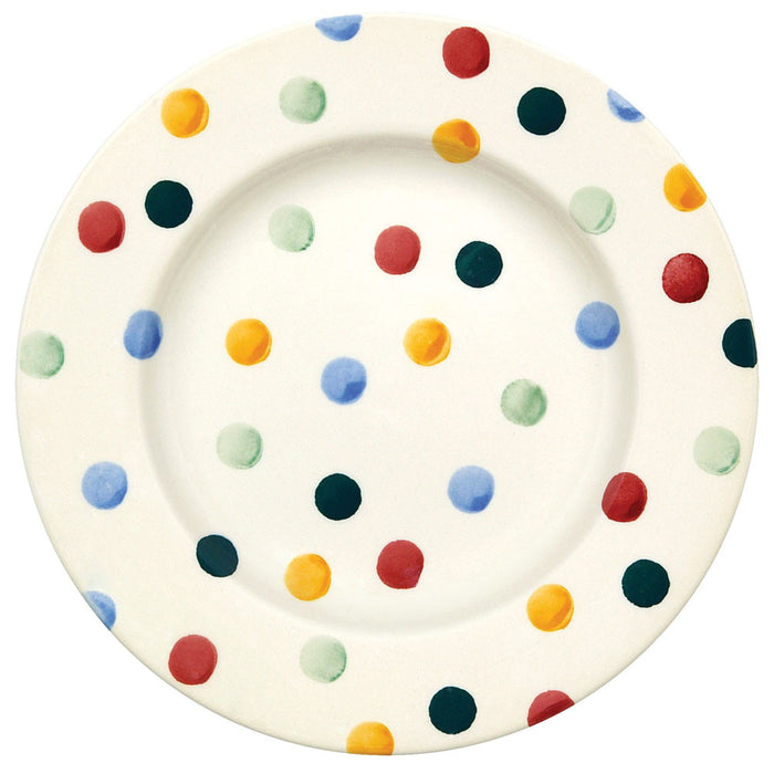 Polka Dot 8 1/2" Plate