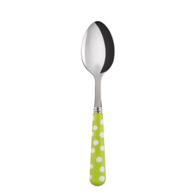 Pop! Spoon - Green Polka Dot