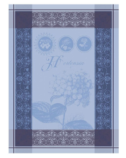 Jacquard Tea Towel - Hortensia Bleu