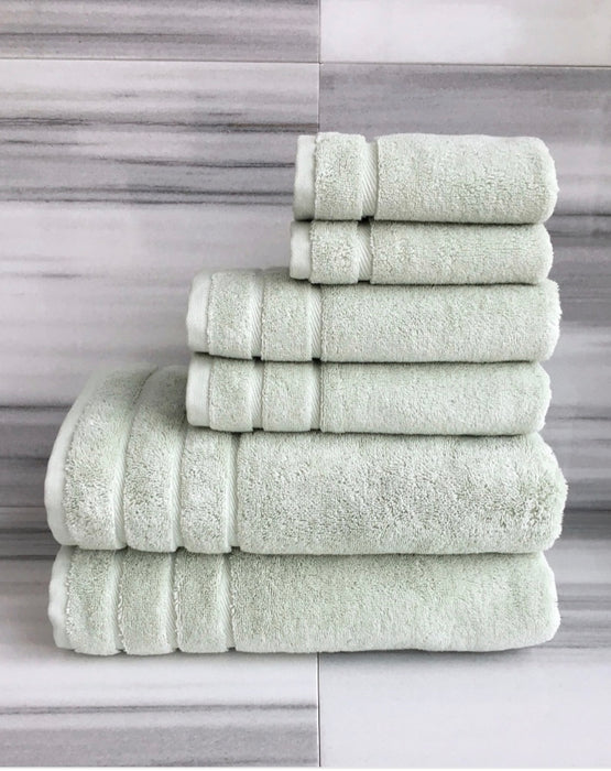 Serene Glasstop Green Towels
