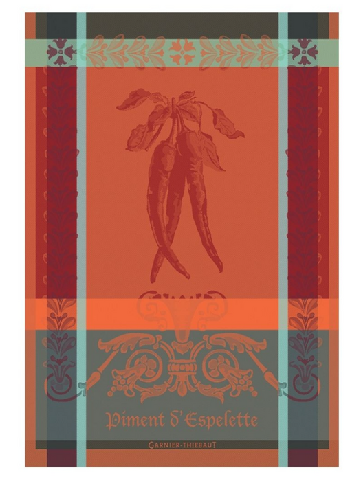 Jacquard Tea Towel - Piment D'Espelette Epices